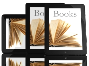 ID-10093732 - Tablet Computer With Books Stock Image - adamr